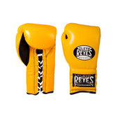 Cleto Reyes Traditional Training Gloves – Brilliant Yellow | Handcrafted Mexican Leather Lace-Up Boxing Gloves
