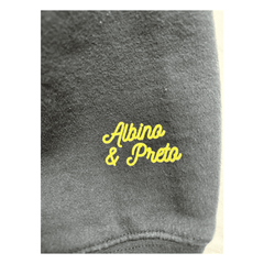 Albino & Preto A&P Snake Logo Hoodie Black Fleece Pullover