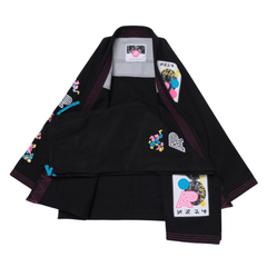Albino Preto A&P Sanktuary BJJ Gi Pearl Weave Jiu Jitsu Kimono