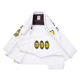 A&P x Wu Tang 2 BJJ Gi White Pearl Weave Jiu Jitsu Kimono