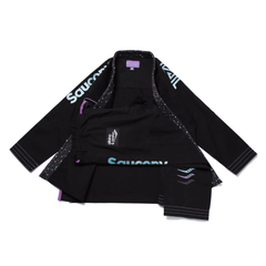 A&P x Saucony BJJ Gi Black Pearl Weave Jiu Jitsu Kimono with Free Bag