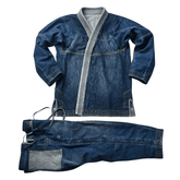 Dark Selvedge Denim BJJ Gi Premium Jiu Jitsu Kimono