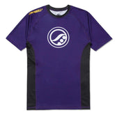 BJJ NoGI Shoyoroll 2022 Ranked Rash Guard SS Purple