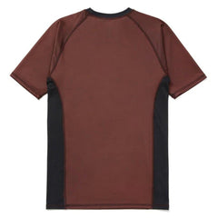 BJJ NoGI Shoyoroll 2022 Ranked Rash Guard SS Brown