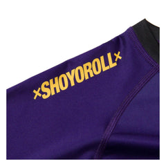 BJJ NoGI Shoyoroll 2022 Ranked Rash Guard SS Purple