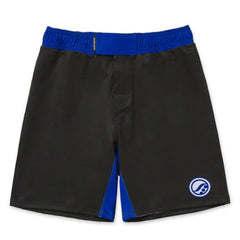 BJJ NoGI Shoyoroll Azure Competitor Training Fitted Shorts Black