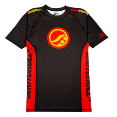 BJJ NoGI Shoyoroll Batch 146 BlackSTAR Retro SS Training Rash guard