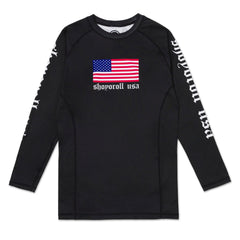 BJJ NoGI Shoyoroll Batch 151 LS 24 Americana Training Ranked Rash Guard