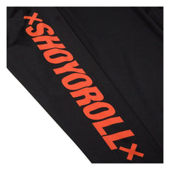 BJJ NoGI Shoyoroll Ember Competitor Rash Guard LS Black