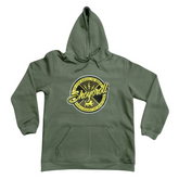 BJJ NoGI Shoyoroll Legacy Hoodie - Olive Green Fleece Hoodie 300 GSM Premium BJJ Apparel