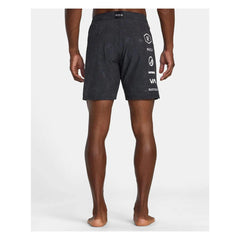 BJJ NoGI Shoyoroll RVCA Ruotolo 17" Technical Training Shorts Black