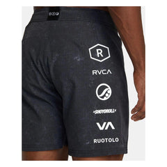 BJJ NoGI Shoyoroll RVCA Ruotolo 17" Technical Training Shorts Black