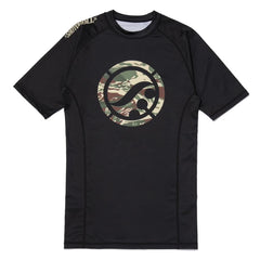 BJJ NoGI Shoyoroll Training Rash Guard SS (BF20) Black Camo