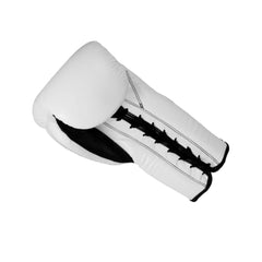 Cleto Reyes Traditional Training Gloves – White | Handcrafted Mexican Leather Lace-Up Boxing Gloves