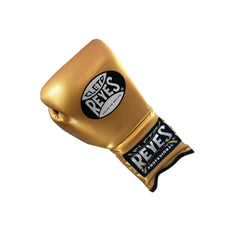 Cleto Reyes Traditional Training Gloves – Solid Gold | Handcrafted Mexican Leather Lace-Up Boxing Gloves