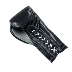 Cleto Reyes Traditional Training Gloves – Black | Handcrafted Mexican Leather Lace-Up Boxing Gloves