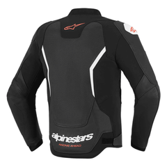 Alpinestars GP Force V2 Leather Jacket Black CE Armor Motorcycle Racing Jacket