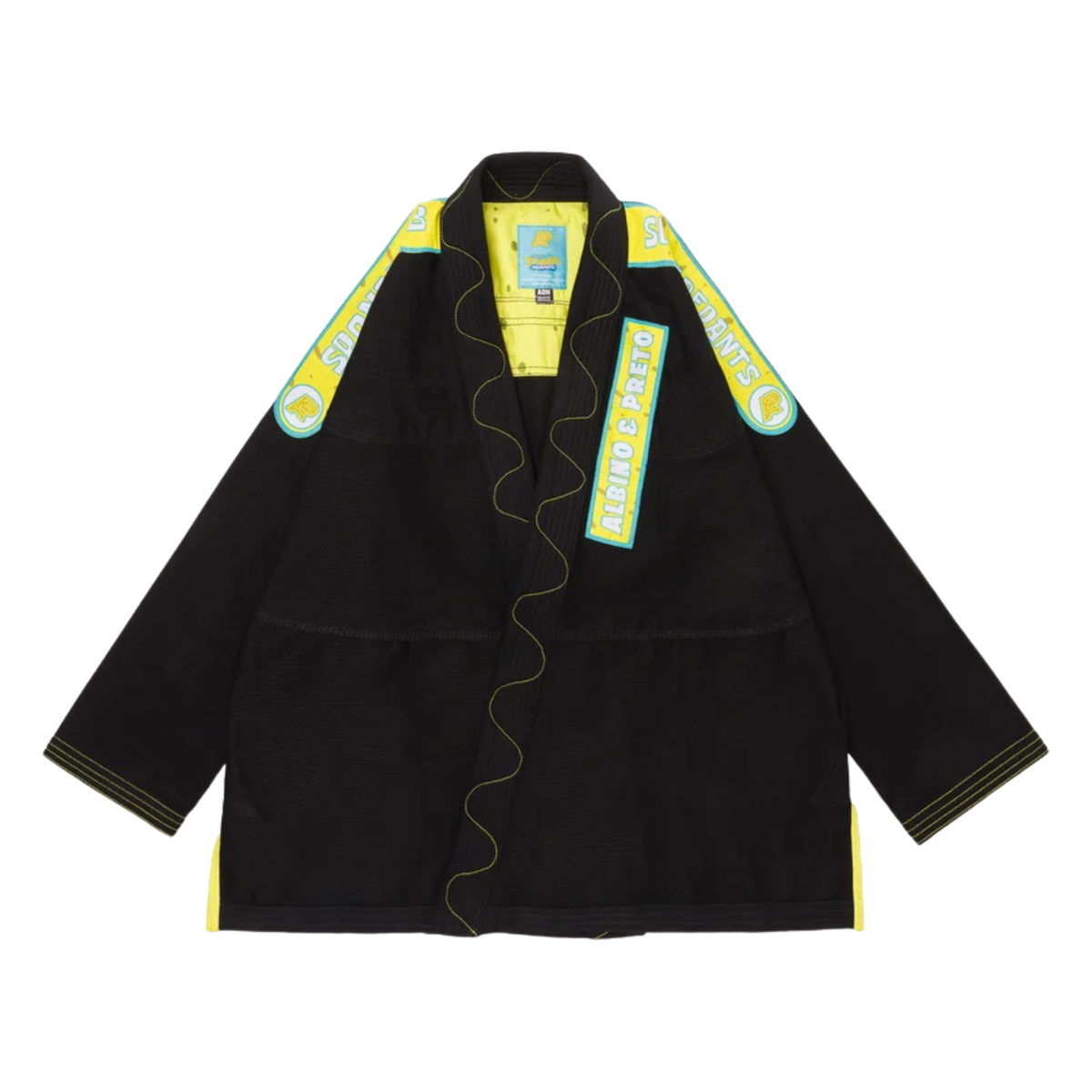 A&P x SpongeBob 2 Adult BJJ Gi Black Jiu Jitsu Kimono 450 GSM