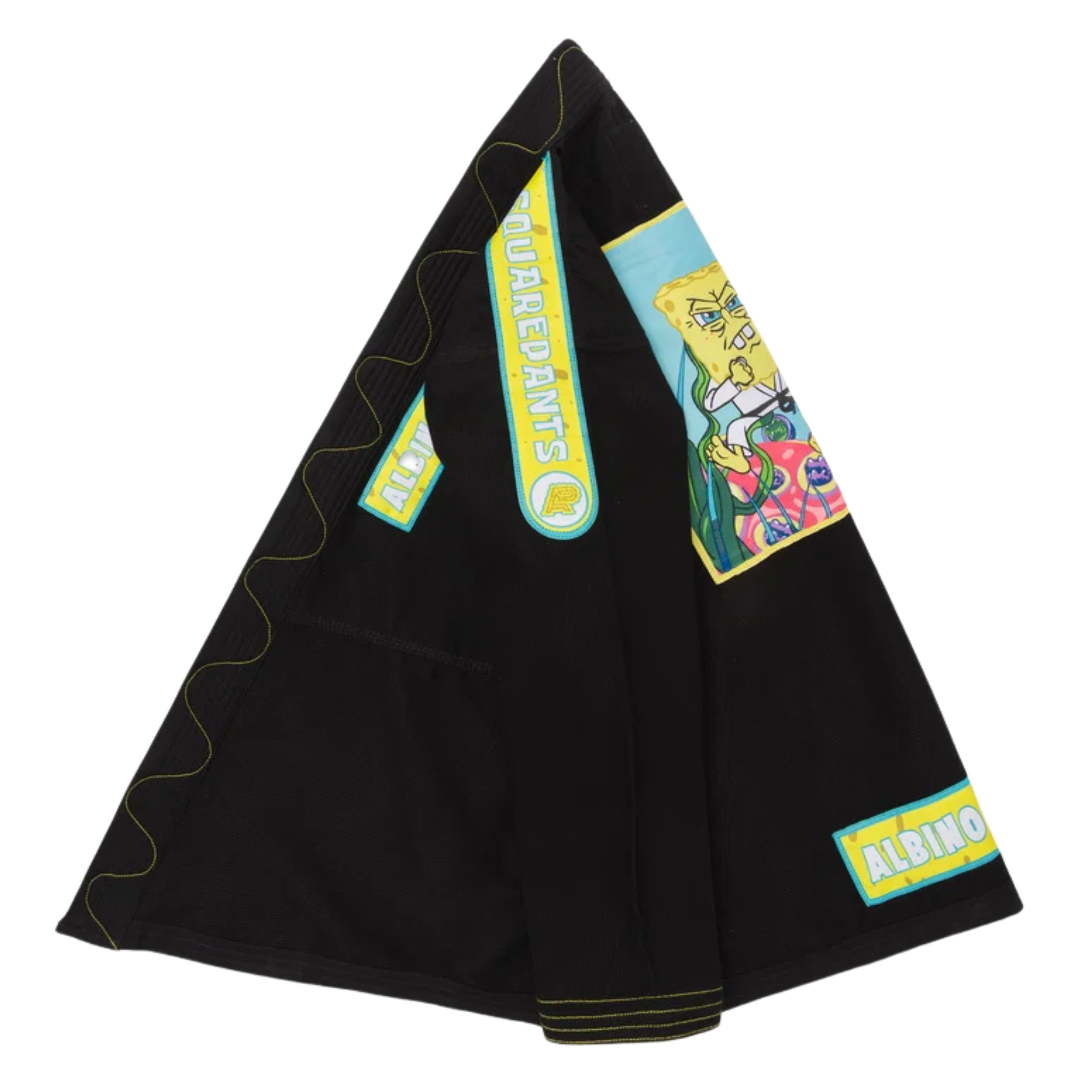 A&P x SpongeBob 2 Adult BJJ Gi Black Jiu Jitsu Kimono 450 GSM