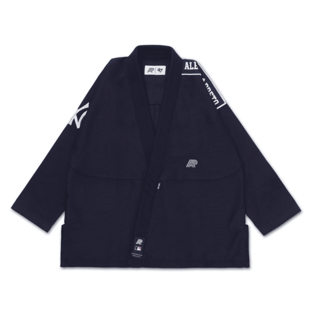 Albino Preto A&P x Yankees MLB 47 BJJ Gi Navy Pearl Weave Kimono