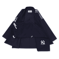 Albino Preto A&P x Yankees MLB 47 BJJ Gi Navy Pearl Weave Kimono