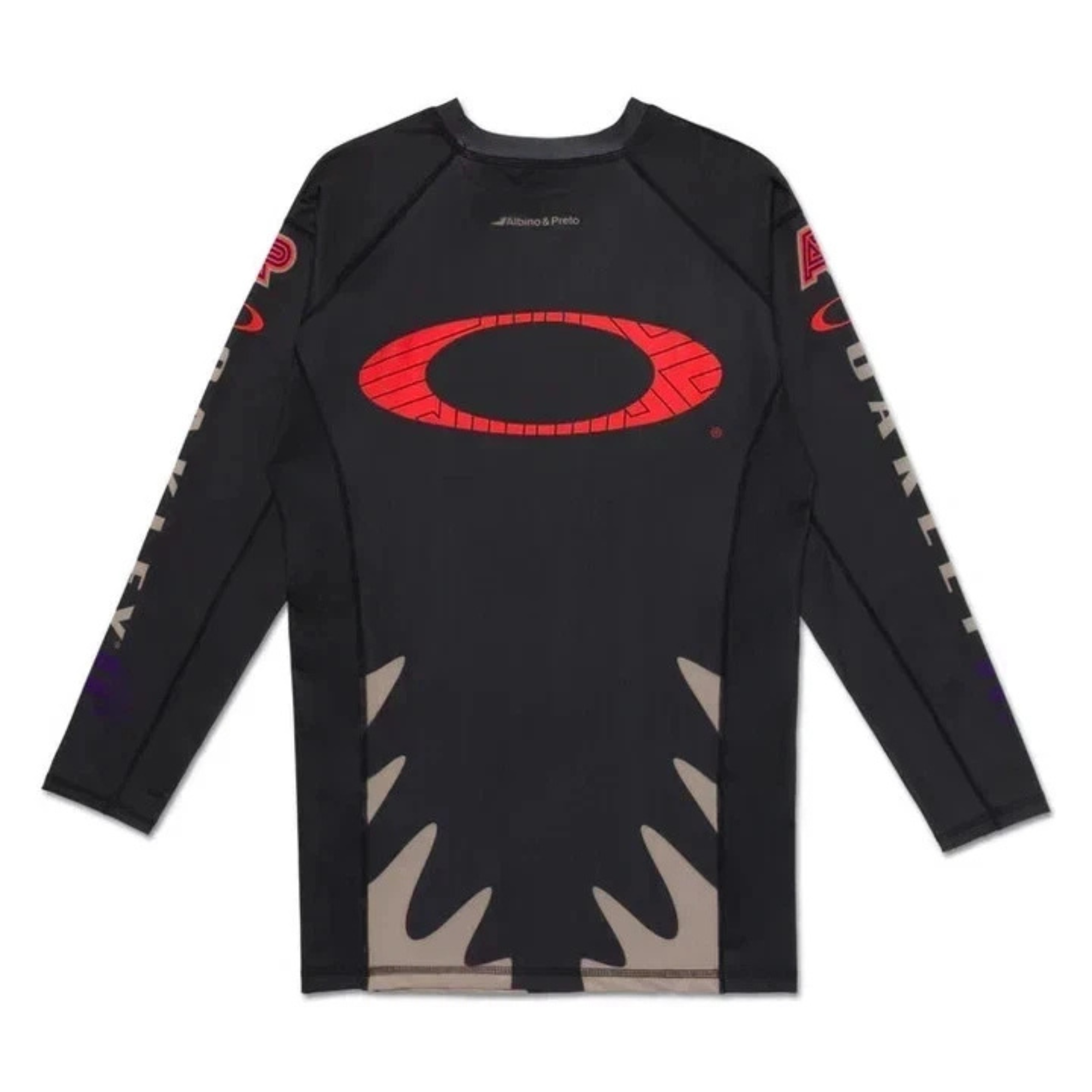 Albino & Preto A&P x Oakley Long Sleeve BJJ Rash Guard Slim Fit