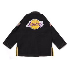 Albino & Preto A&P x NBA BJJ Gi Black Pearl Weave Jiu Jitsu Kimono