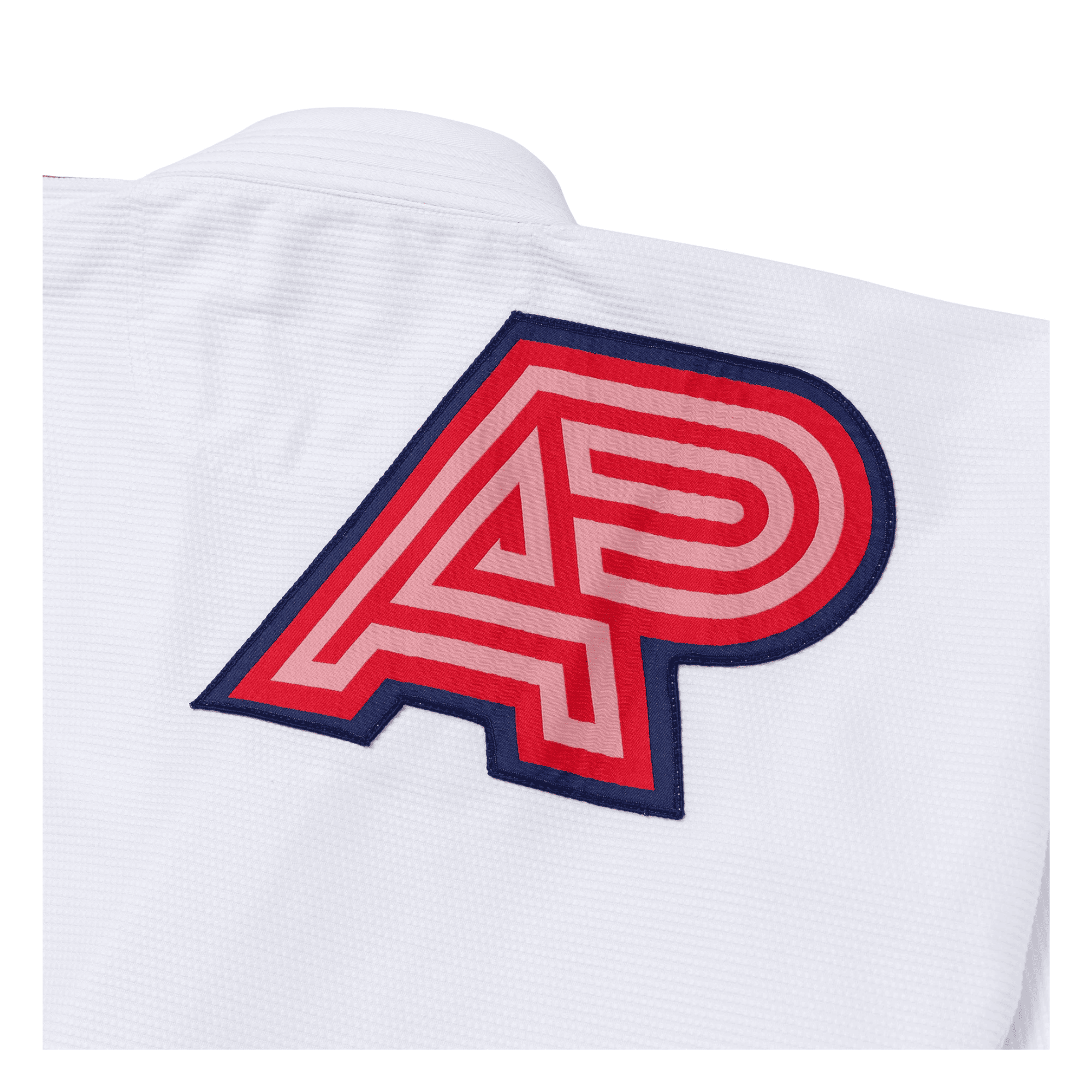 A&P BRP Herringbone Classic Gi White Black Pearl Weave Jiu Jitsu Kimono