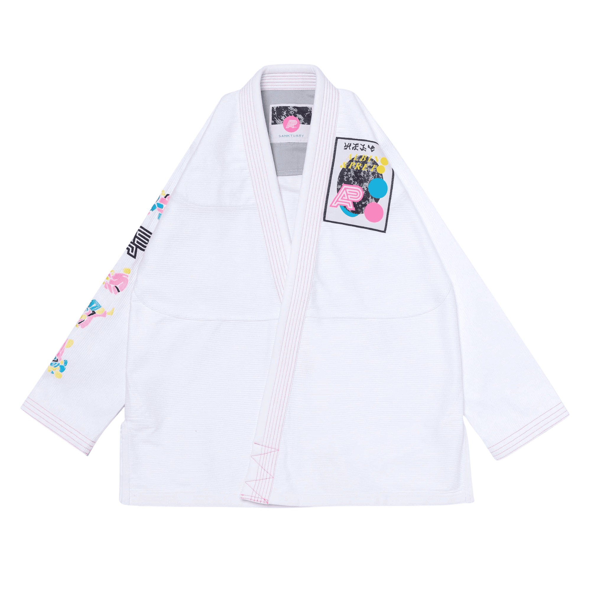 Albino Preto A&P Sanktuary BJJ Gi Pearl Weave Jiu Jitsu Kimono