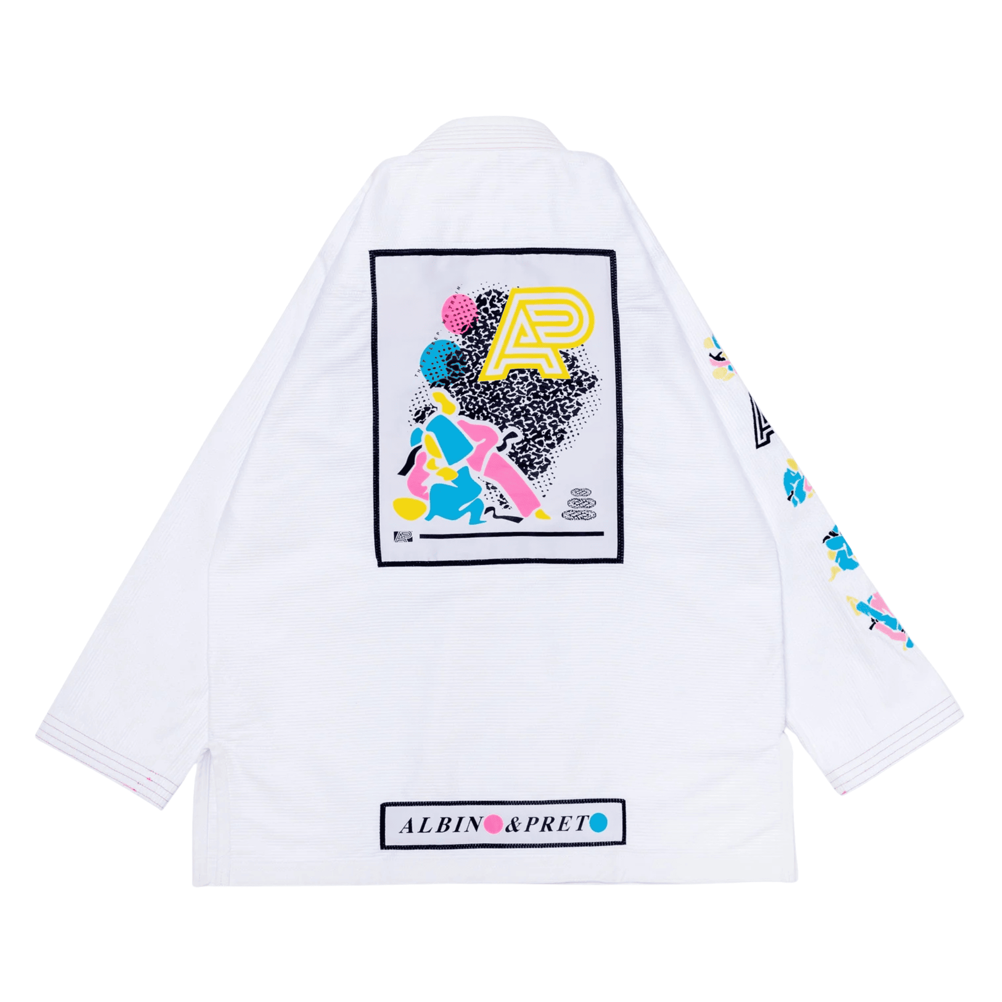 Albino Preto A&P Sanktuary BJJ Gi Pearl Weave Jiu Jitsu Kimono