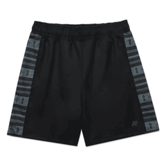 Albino & Preto Thaqafa Fitted Shorts Black BJJ Training Shorts
