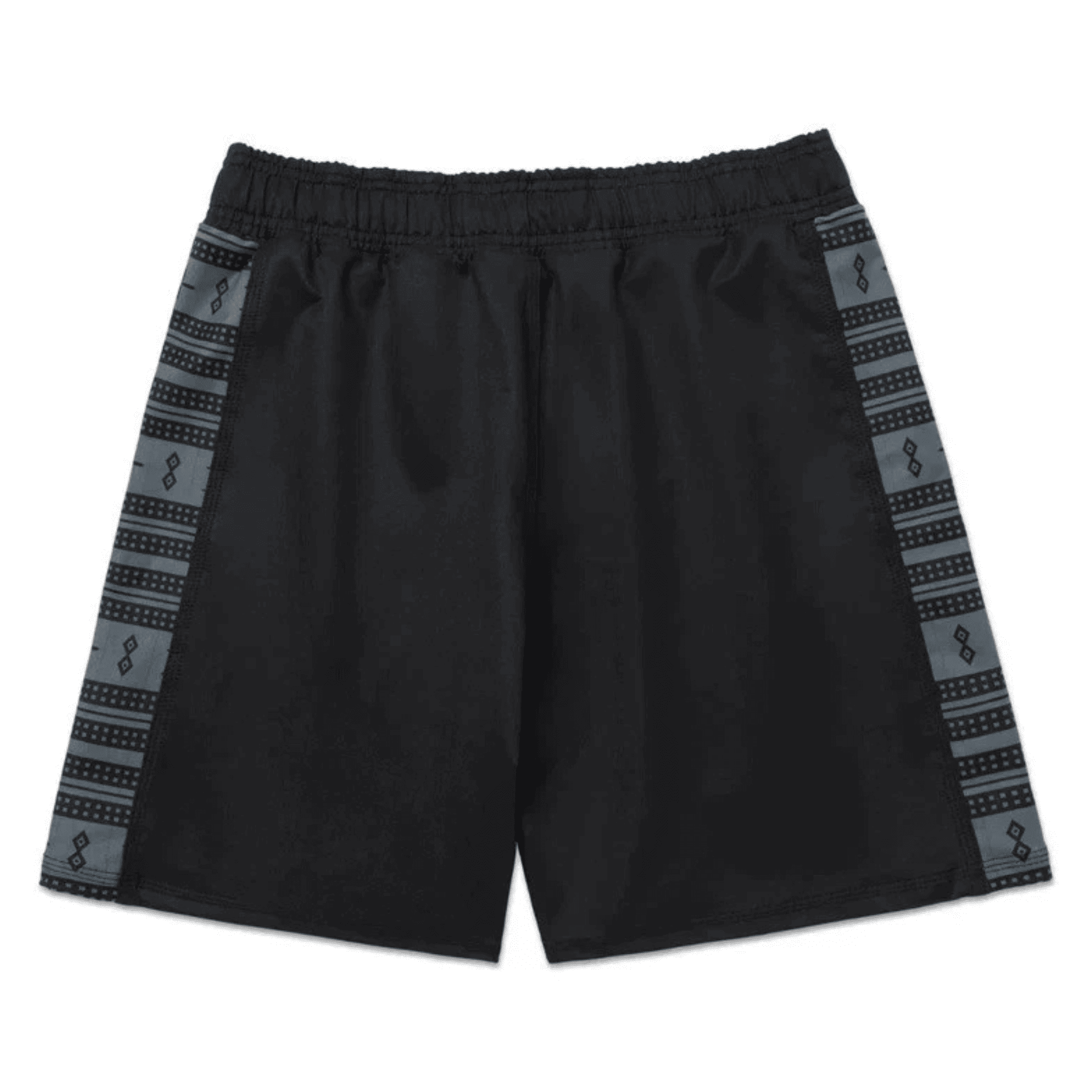 Albino & Preto Thaqafa Fitted Shorts Black BJJ Training Shorts
