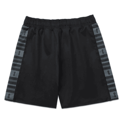 Albino & Preto Thaqafa Fitted Shorts Black BJJ Training Shorts