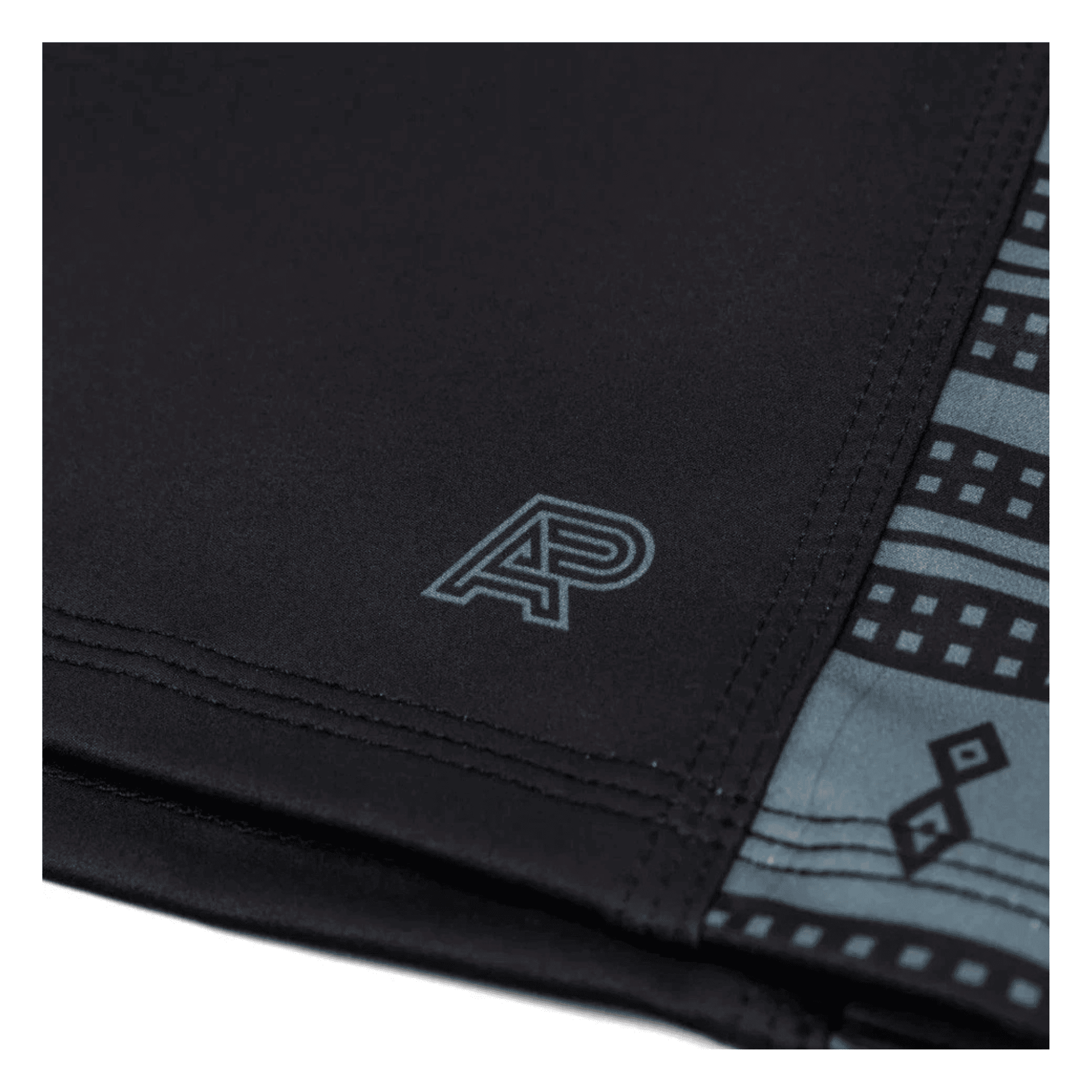 Albino & Preto Thaqafa Fitted Shorts Black BJJ Training Shorts