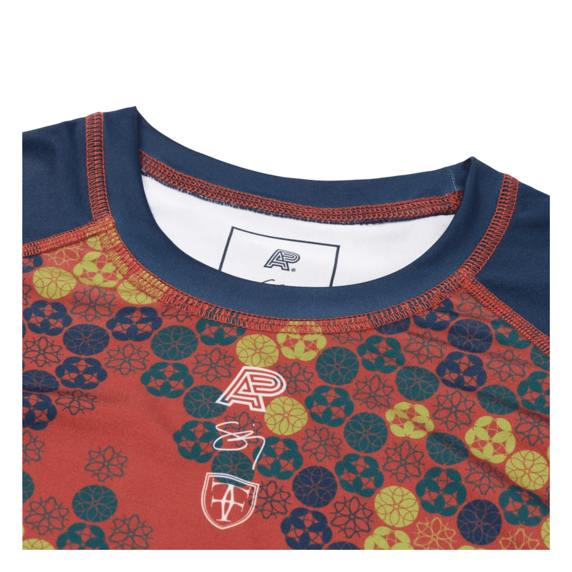 Albino Preto A&P x Sig Zane IP Blue BJJ Rashguard Short Sleeve