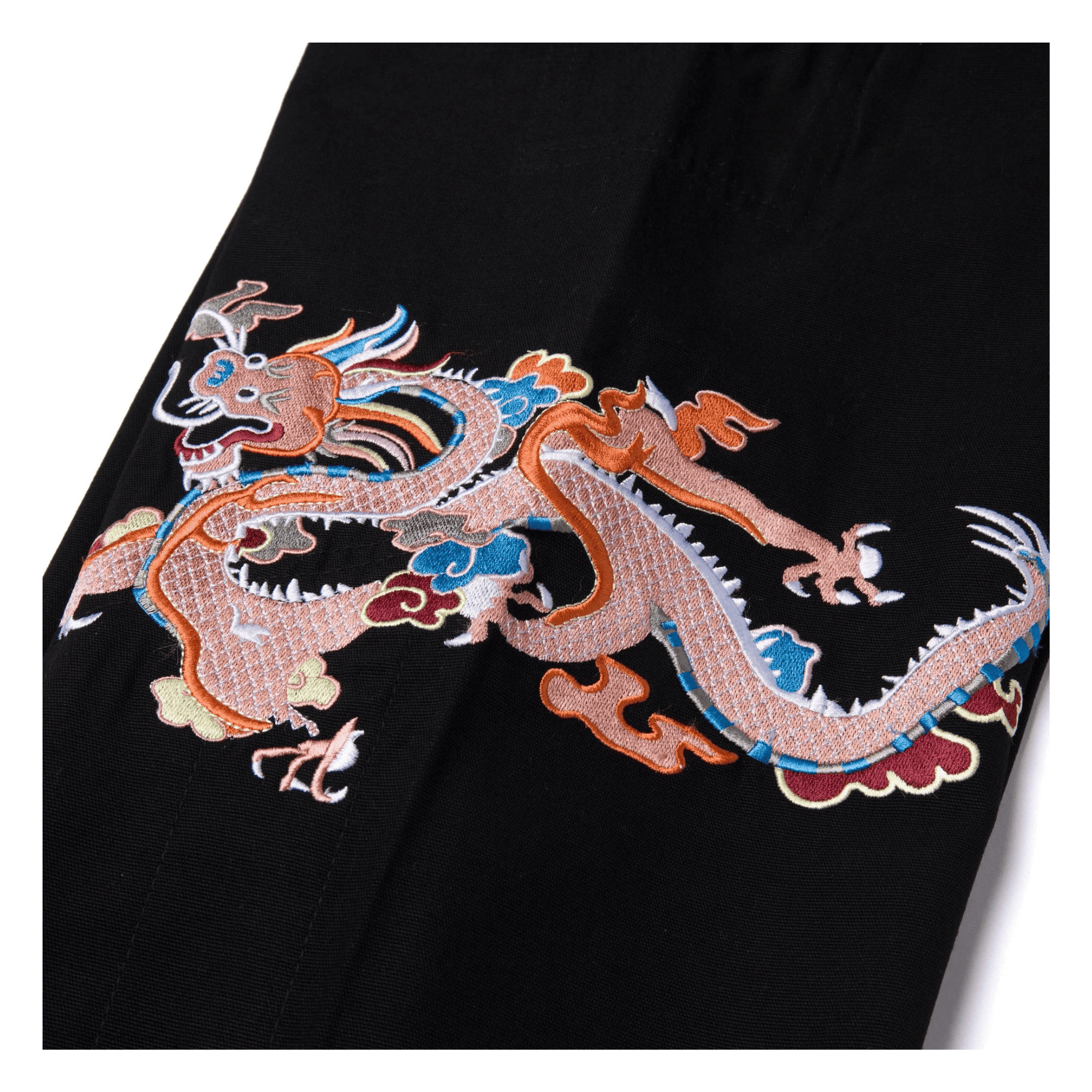 Albino & Preto Year of the Dragon BJJ Gi Black Pearl Weave Jiu Jitsu Kimono