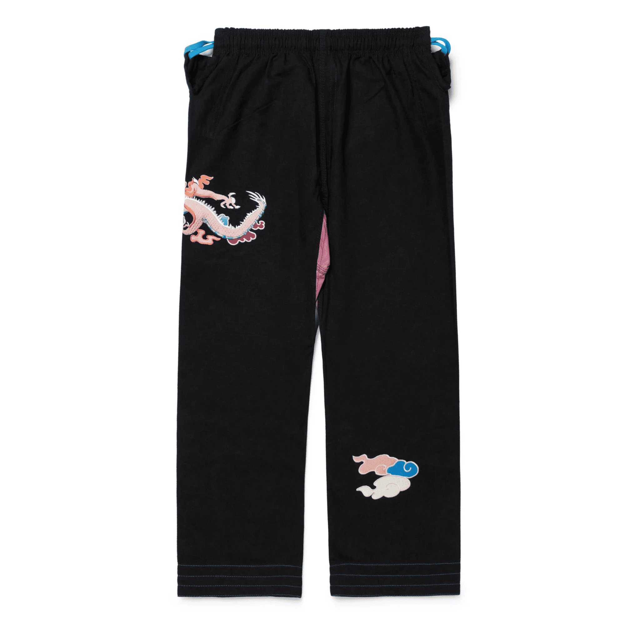 Albino & Preto Year of the Dragon BJJ Gi Black Pearl Weave Jiu Jitsu Kimono