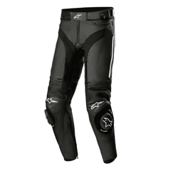 Alpinestars Missile V3 Motorcycle Pants Black with White Logo CE Armor Moto Biker Pants