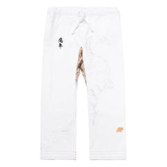 Kids BJJ Gi Albino & Preto Batch 110 Year of the Tiger White Jiu Jitsu Kimono