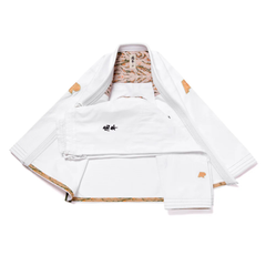 Albino & Preto Batch 110 Year of the Tiger White BJJ Gi with Bag