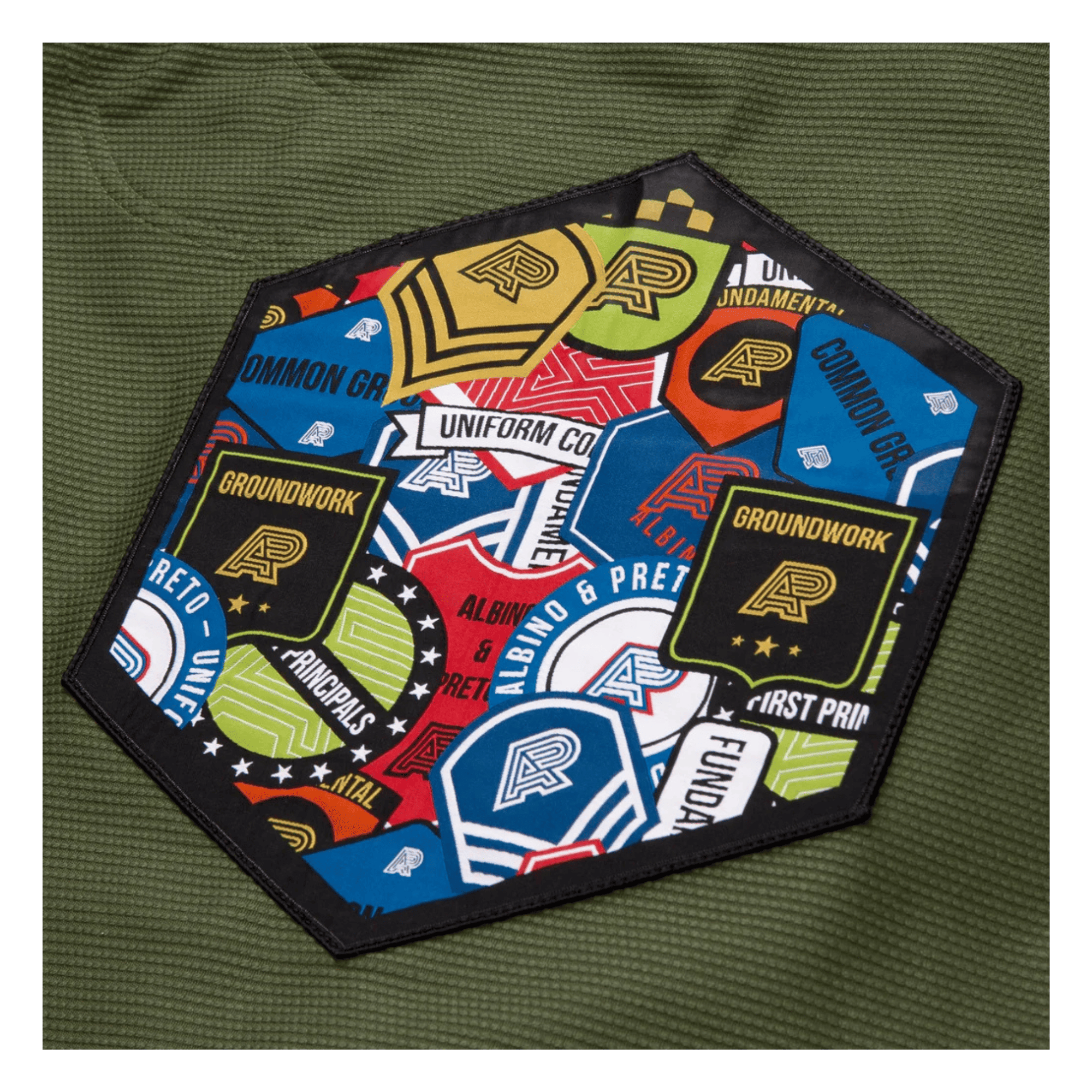 A&P Fundamental BJJ Gi Olive Pearl Weave Jiu Jitsu Kimono
