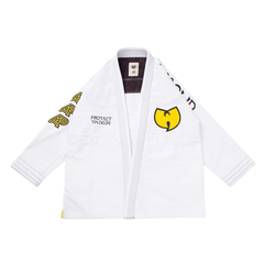 A&P x Wu Tang 2 BJJ Gi White Pearl Weave Jiu Jitsu Kimono