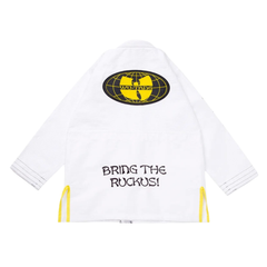 A&P x Wu Tang 2 BJJ Gi White Pearl Weave Jiu Jitsu Kimono