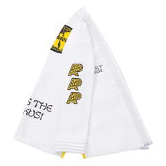 A&P x Wu Tang 2 BJJ Gi White Pearl Weave Jiu Jitsu Kimono
