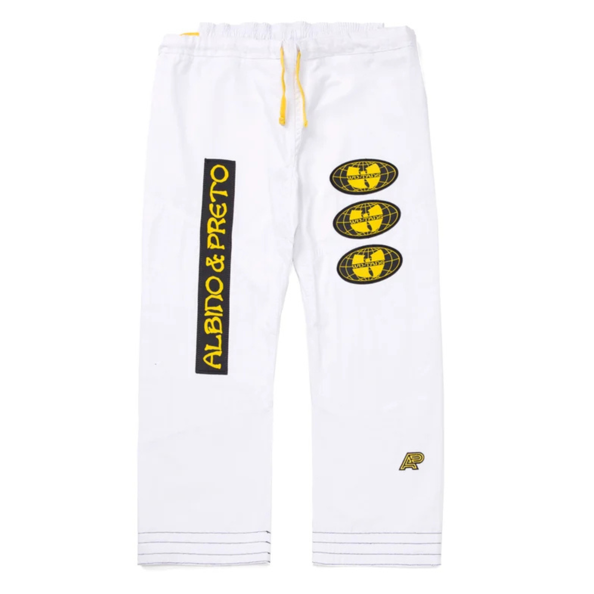 A&P x Wu Tang 2 BJJ Gi White Pearl Weave Jiu Jitsu Kimono