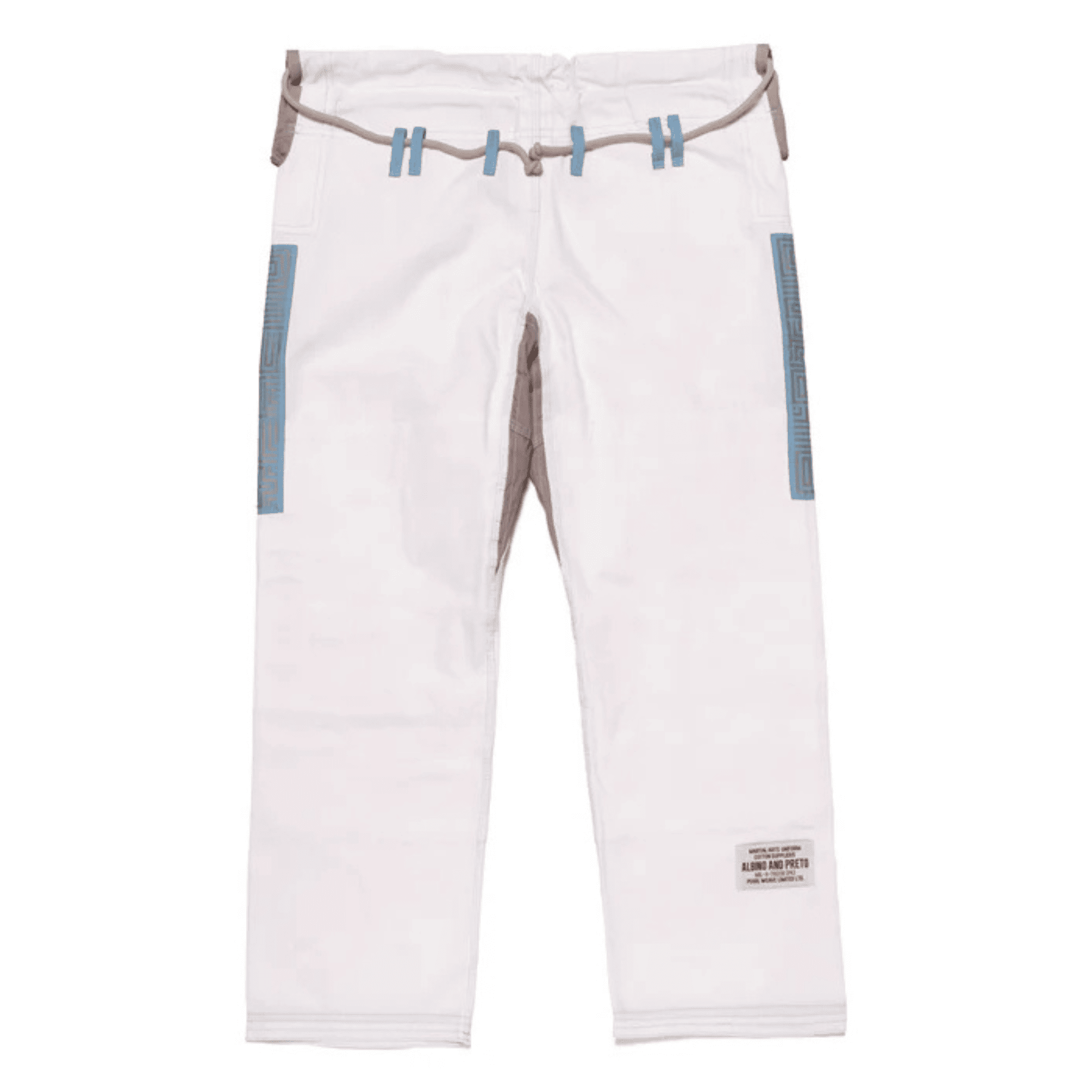 A&P Batch 7 Grey Skies BJJ Gi White Grey Pearl Weave Kimono