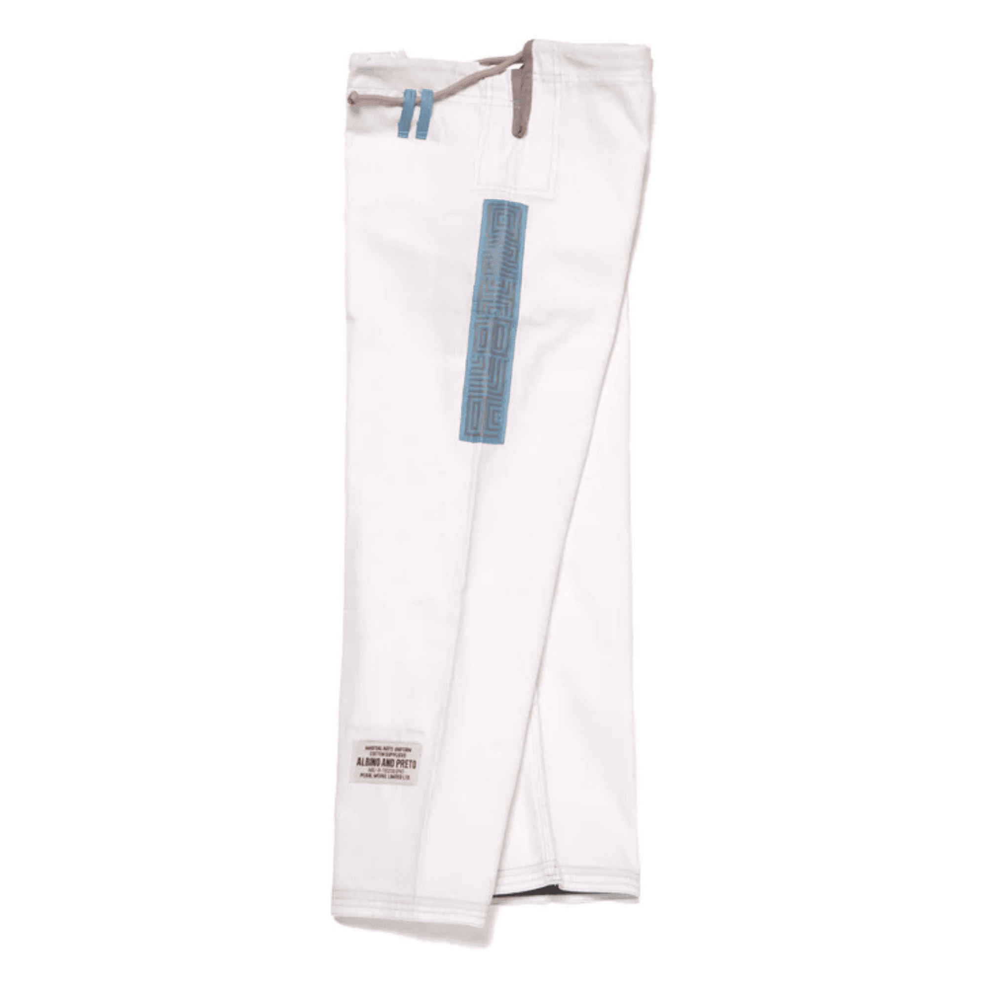 A&P Batch 7 Grey Skies BJJ Gi White Grey Pearl Weave Kimono