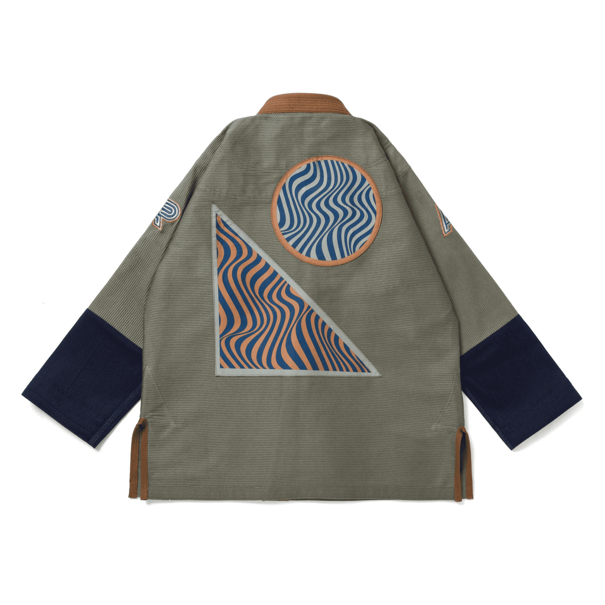 Albino & Preto Tranquility BJJ Gi Multi Color Pearl Weave Kimono 450 GSM
