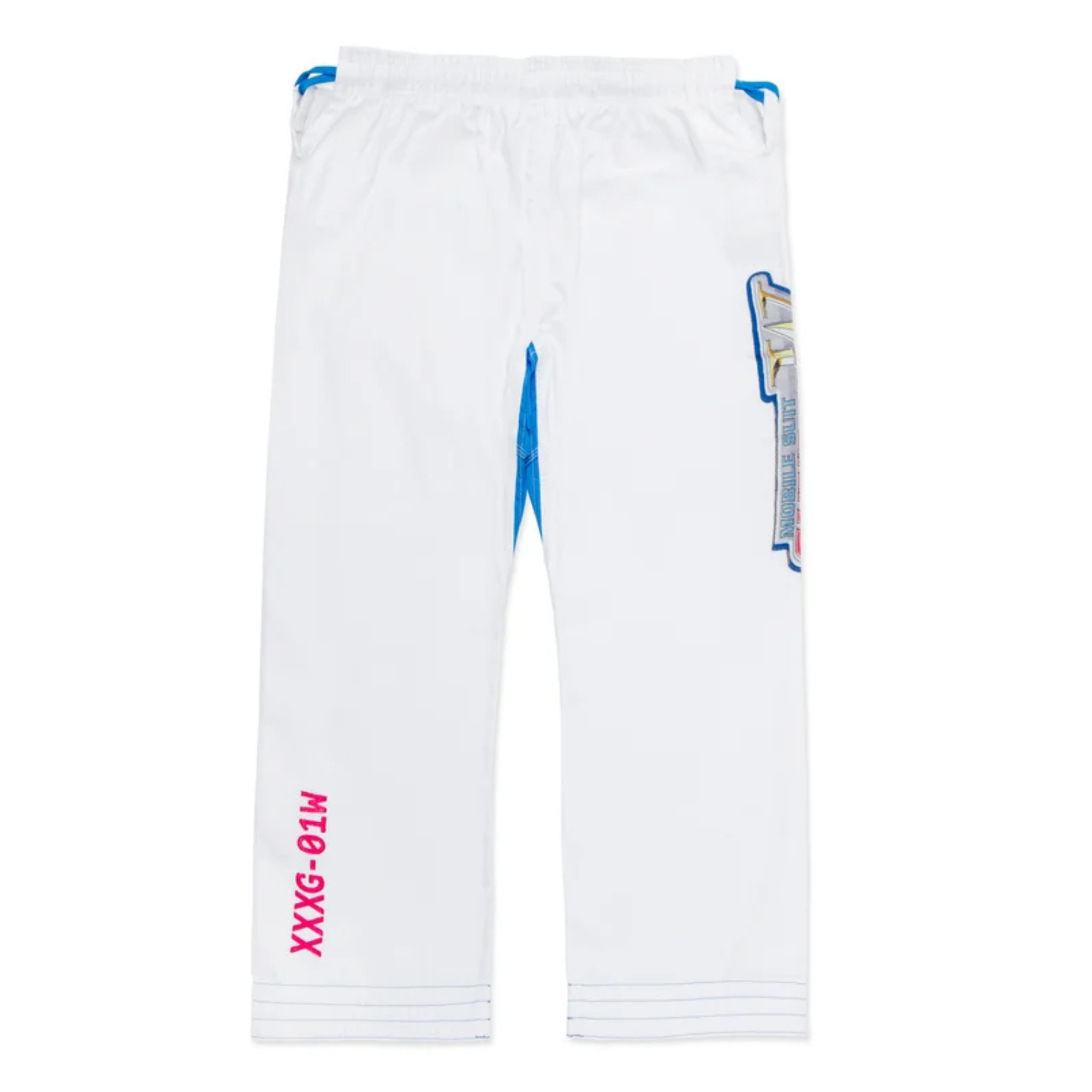 A&P x Wing Gundam BJJ Gi White Pearl Weave Jiu Jitsu Kimono with Free Bag