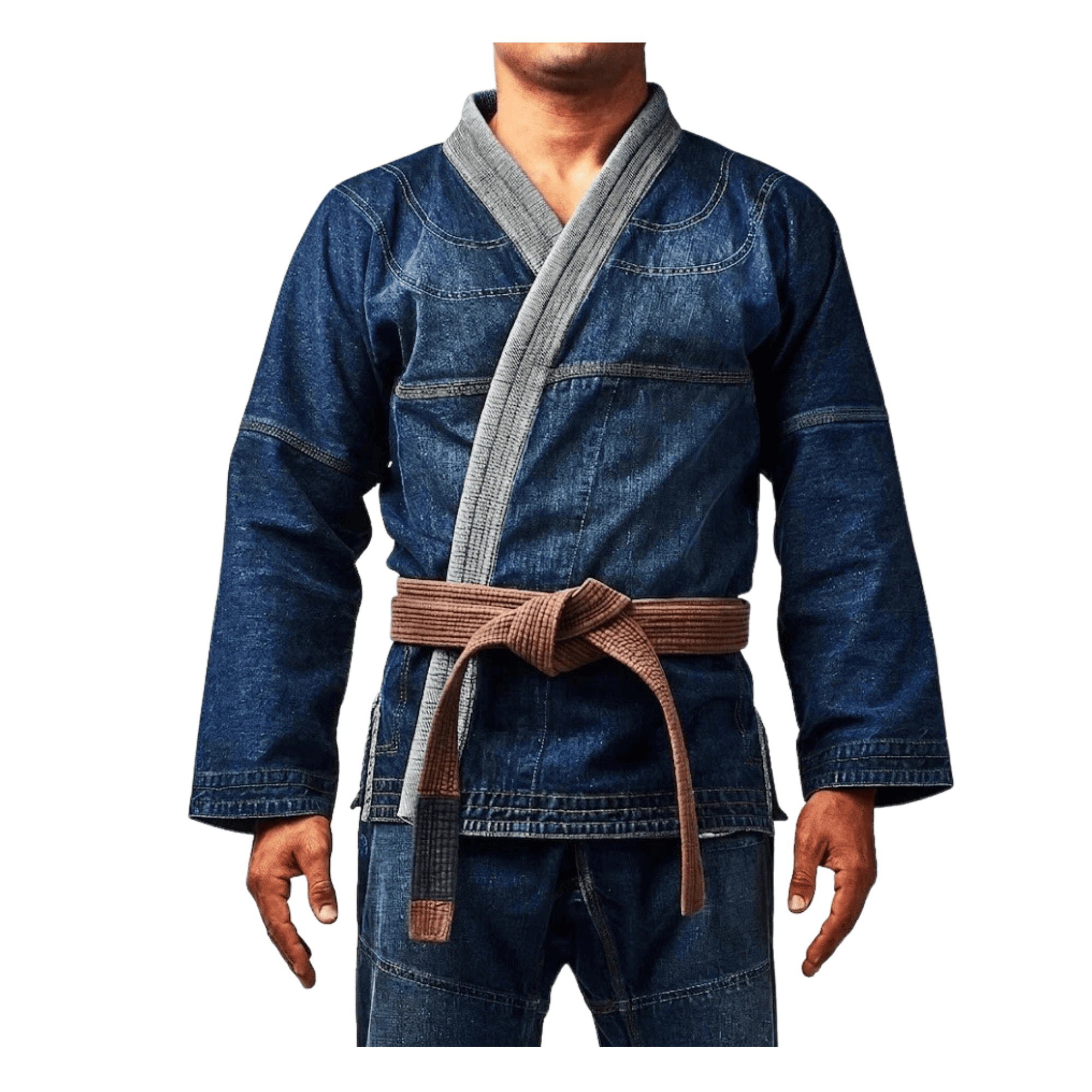 Dark Selvedge Denim BJJ Gi Premium Jiu Jitsu Kimono